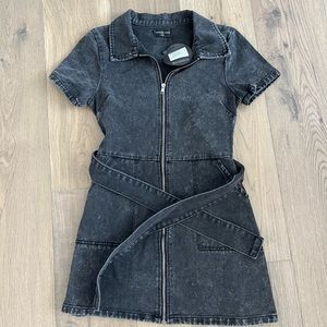 White fox medium denim dress TAGS ON